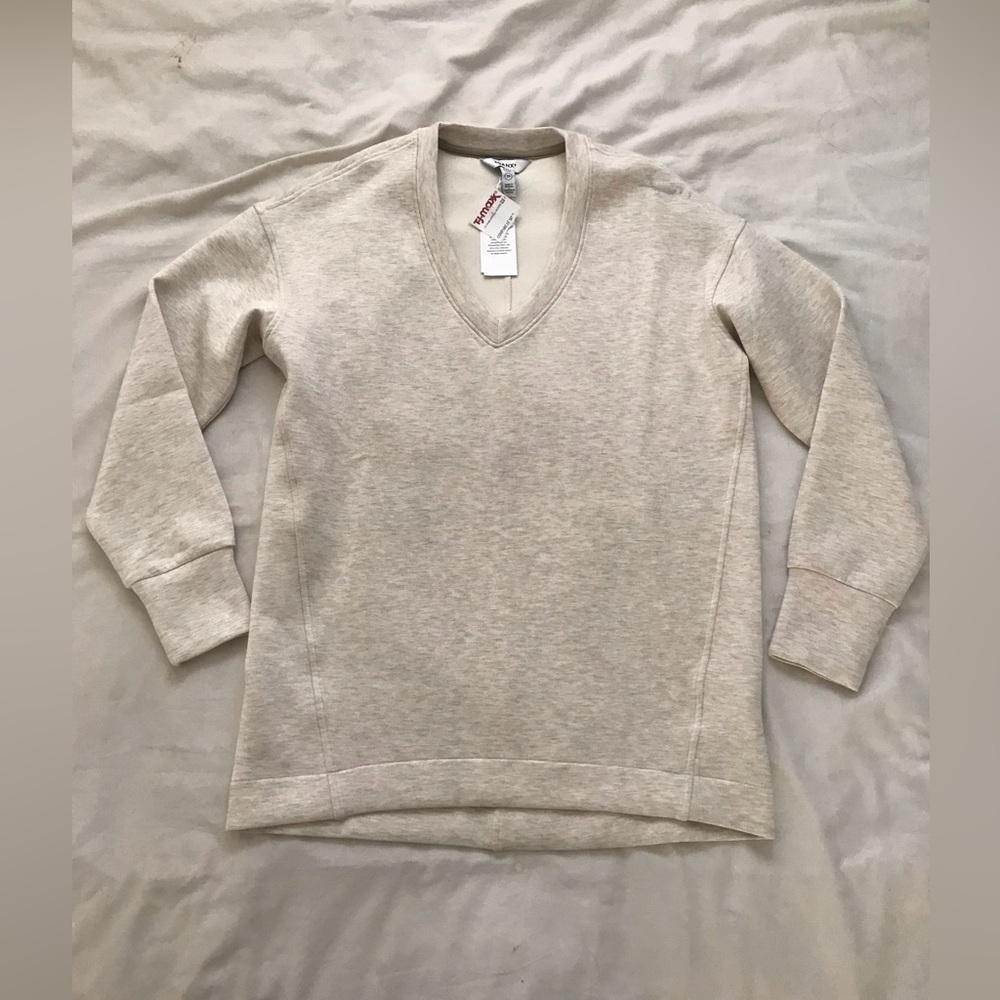Spanx Cream Grey Heather Sweater